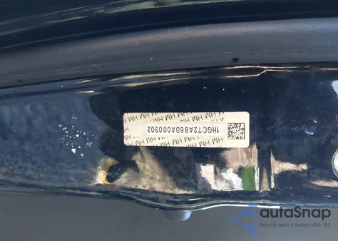 2013 Honda Accord Ex-L V-6 из США, поврежденный, VIN 1HGCT2A86DA000302